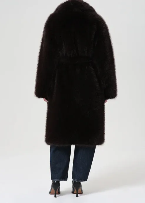 AGOLDE Ebony Shearling Coat