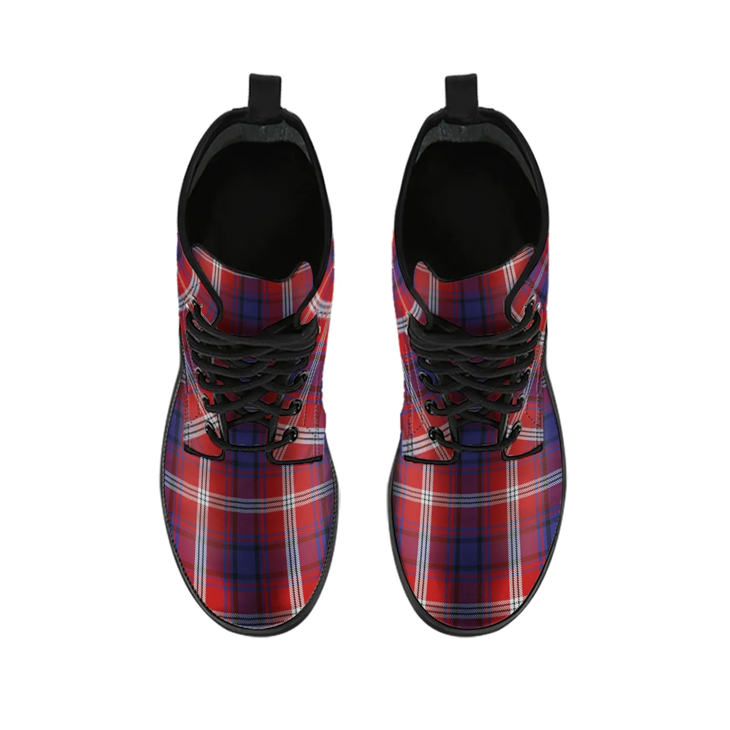 Ainslie Tartan Leather Boots