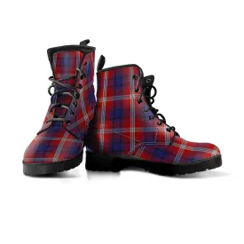 Ainslie Tartan Leather Boots