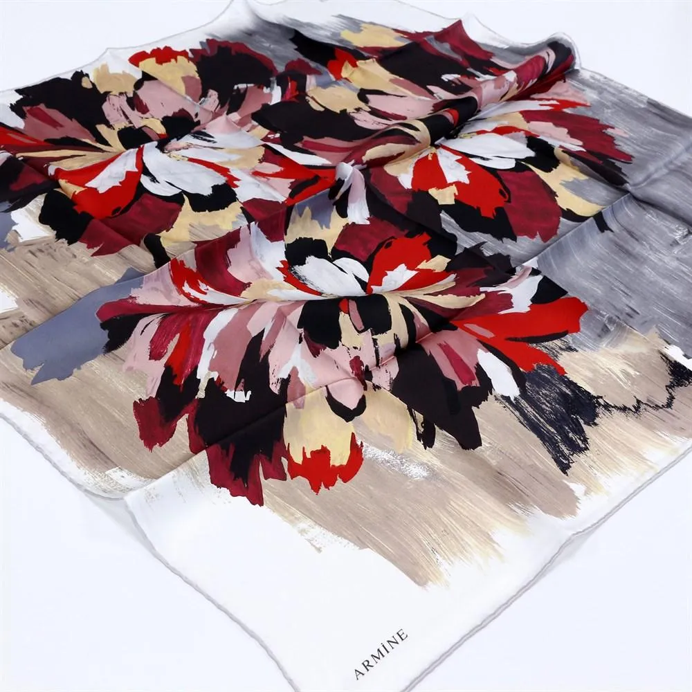 Armine Hawaii Floral Silk Scarf No. 36