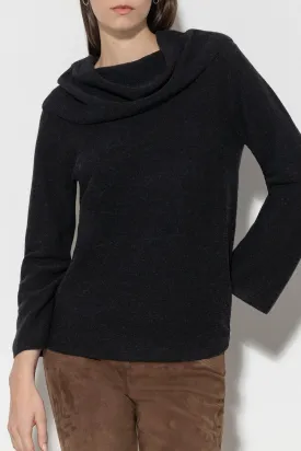 Black Shawl Collar Sweater