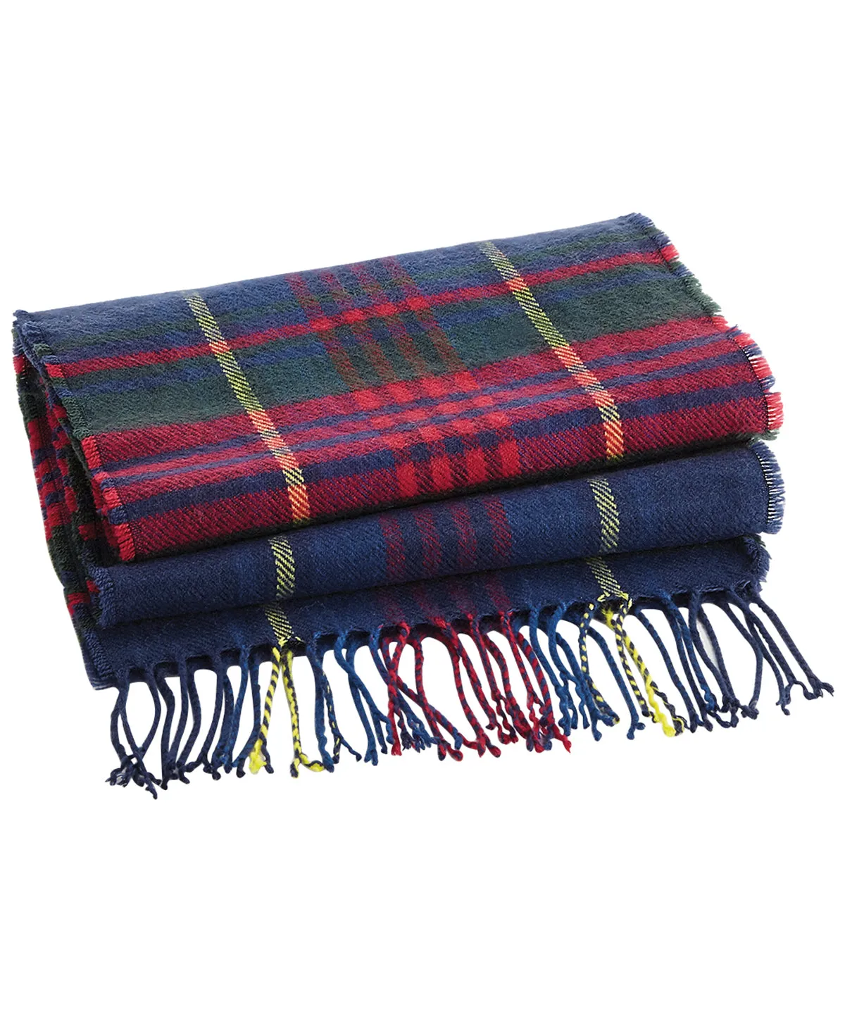 Blue Check - Classic check scarf