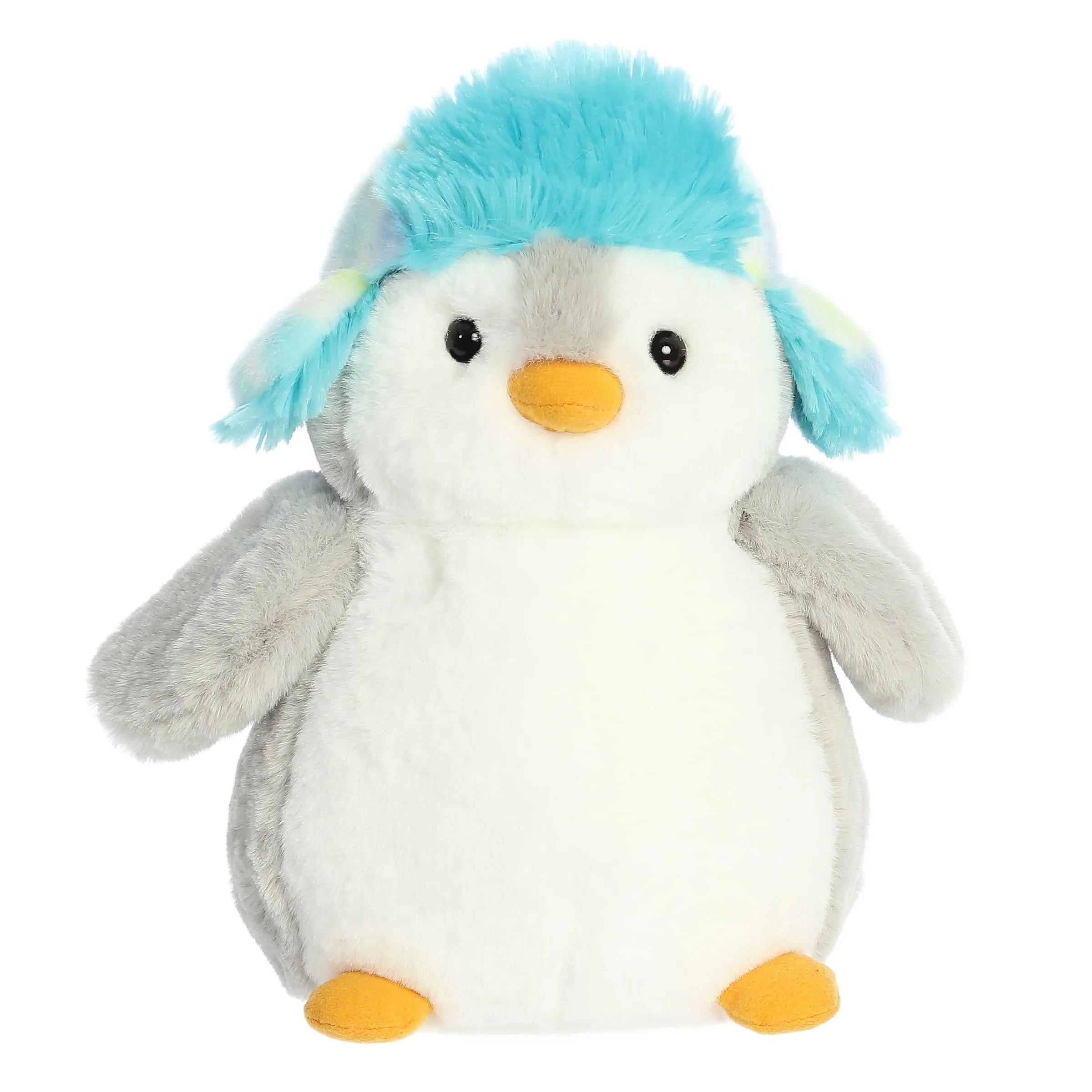 Blue Mosaic Pom Pom Penguin