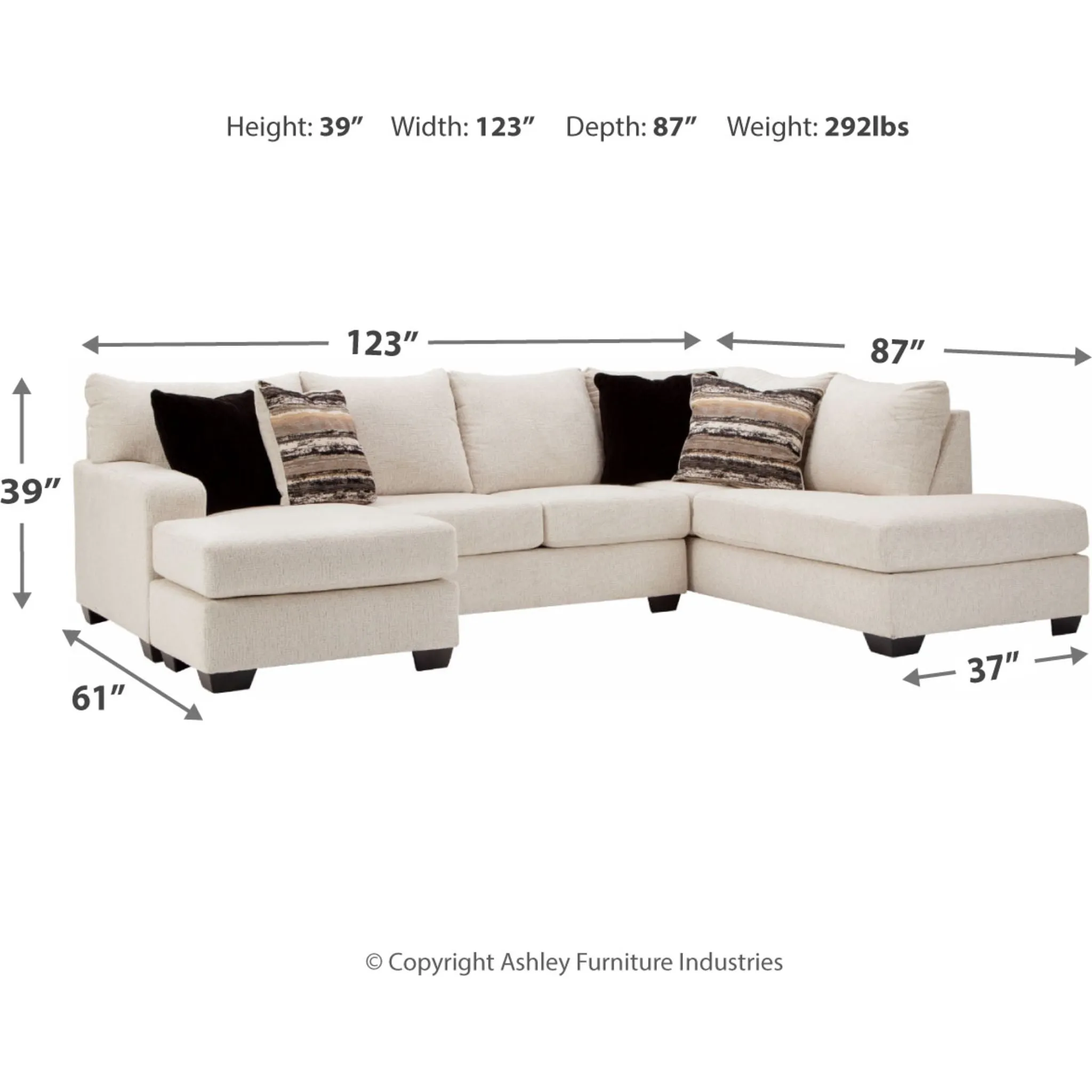 Cambri-Exclusive 2 Piece Sectional