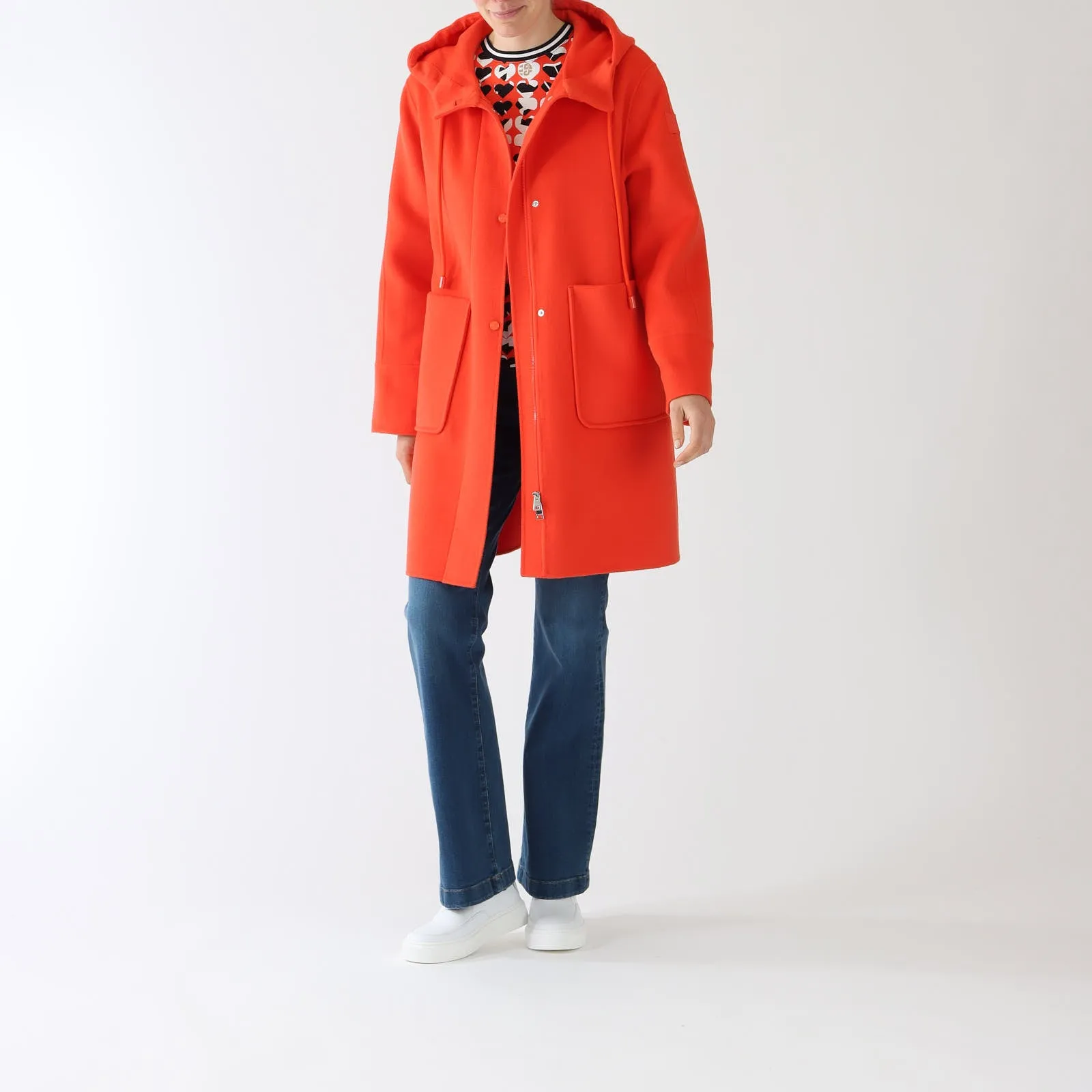 Campari Wool Blend Parka Coat