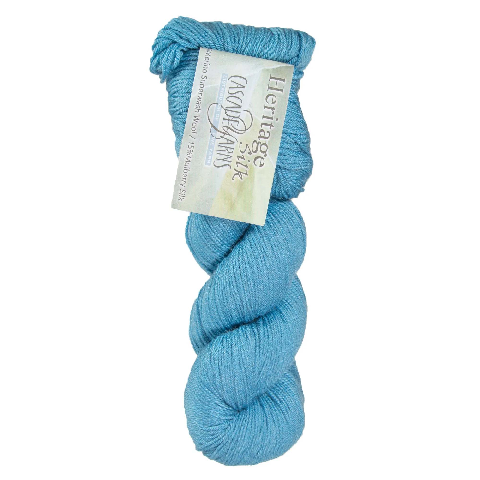 Cascade Yarns Heritage Silk Yarn - 5732 Delphinium Blue