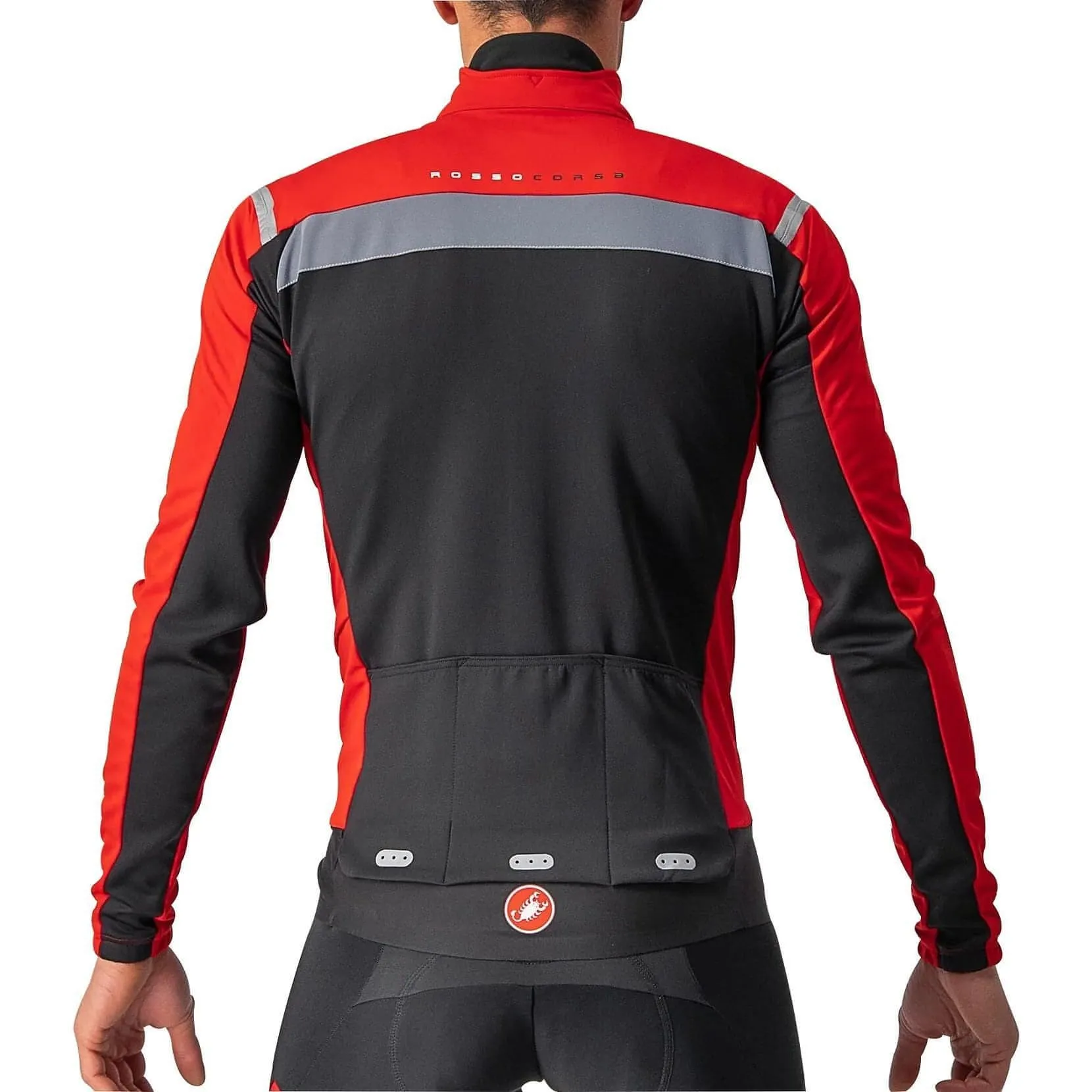 Castelli Alpha RoS 2 Light Mens Cycling Jacket - Red