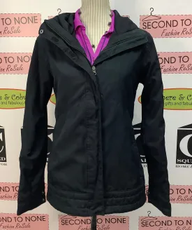 Columbia Classic Black Spring Coat (Size M)