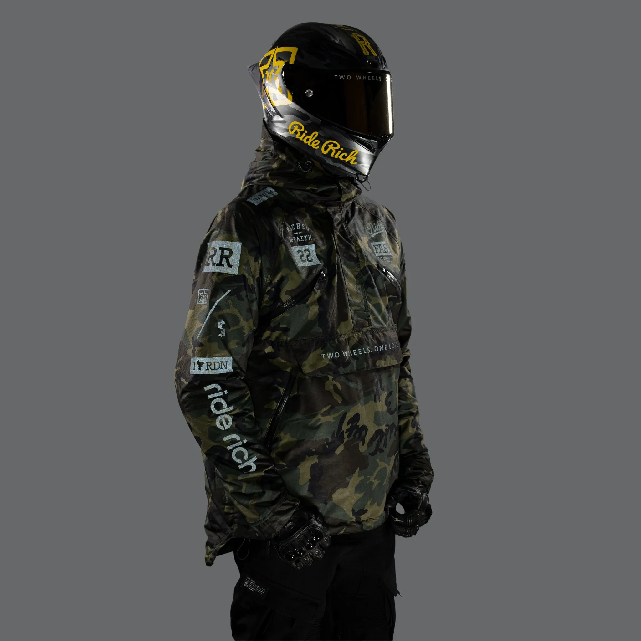 Concord™ Armoured Anorak Jacket {RR GP/Woodland Camo}