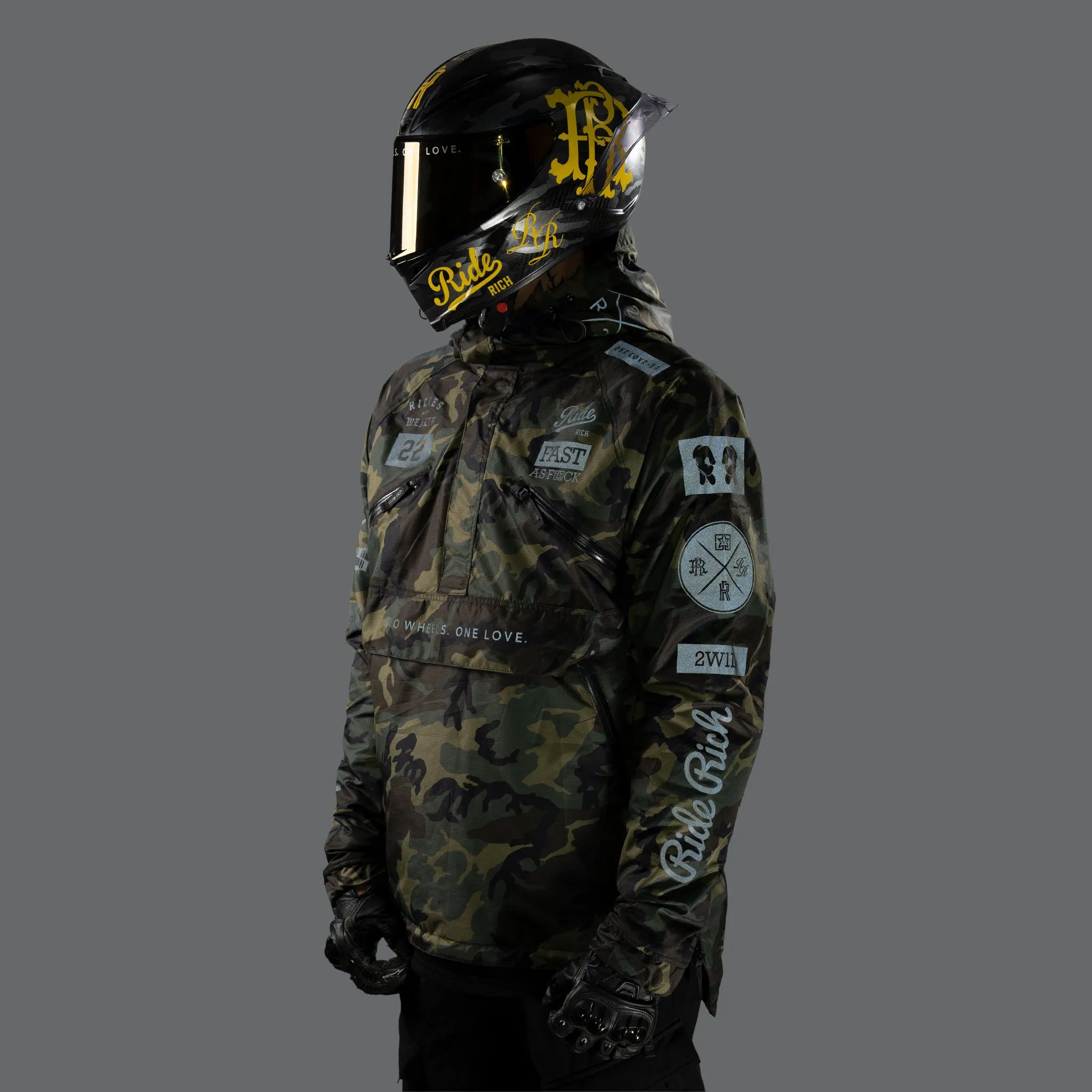 Concord™ Armoured Anorak Jacket {RR GP/Woodland Camo}