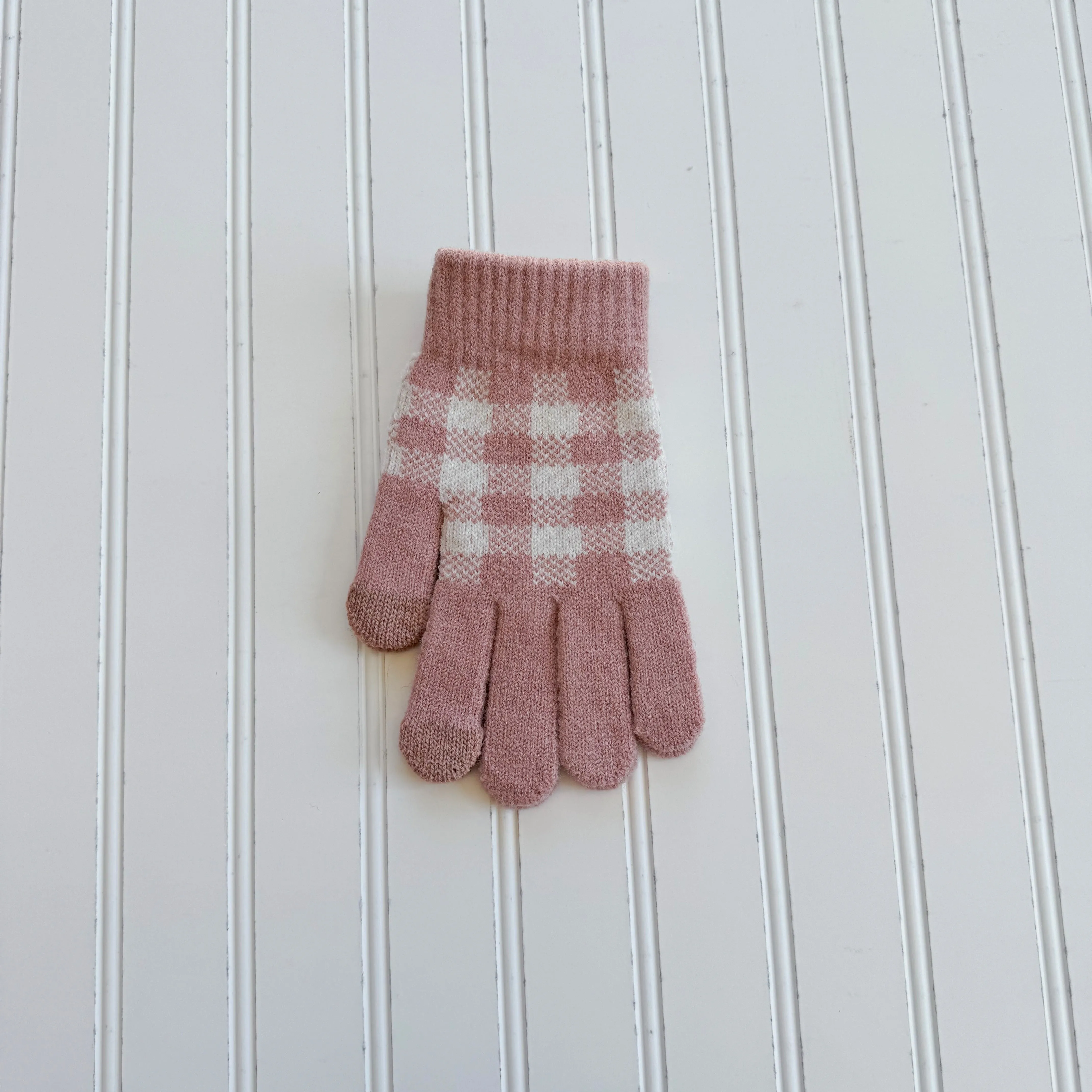 Cozy Checkered Gloves