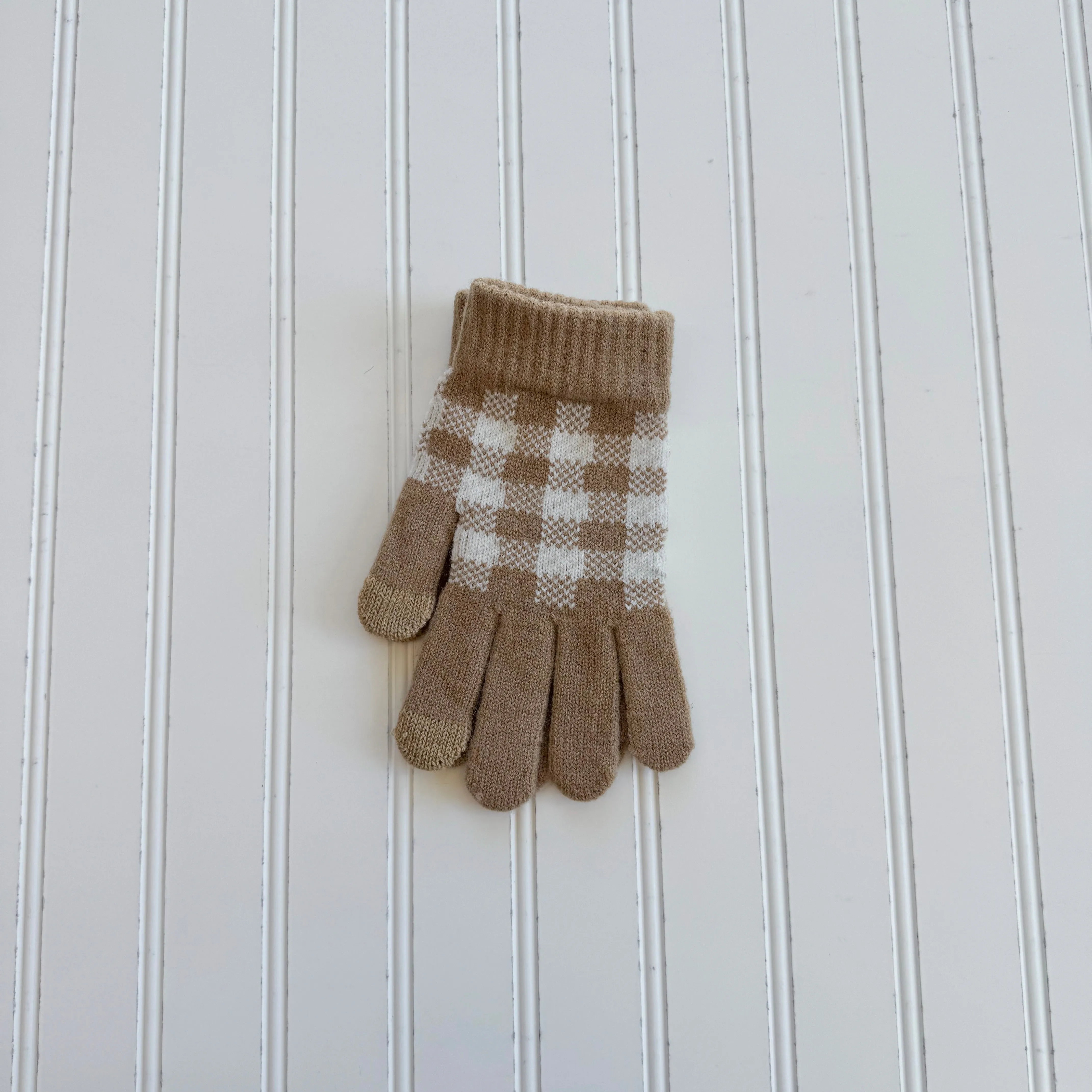 Cozy Checkered Gloves