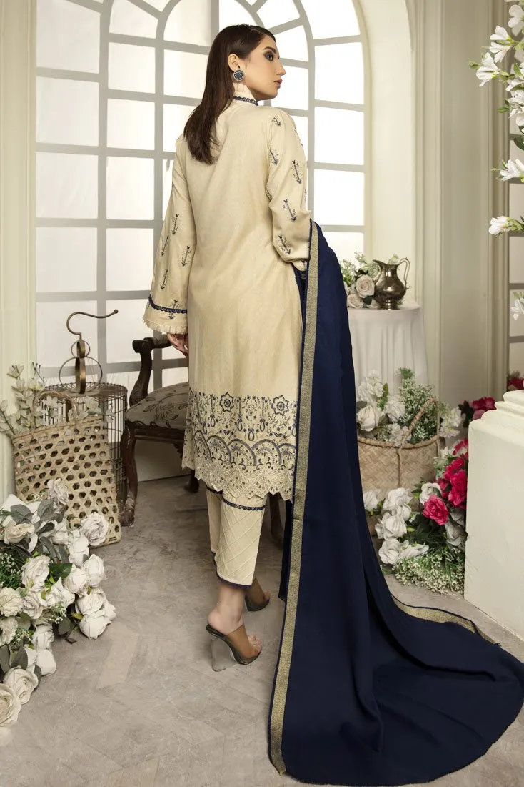 Elegant Dastan Unstitched 3-Piece Winter Collection 2021 - MDS-09-B