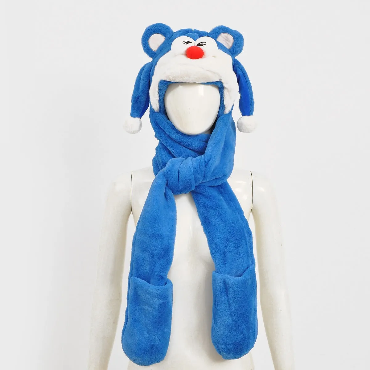 Doraemon Character Gloves Scarf.