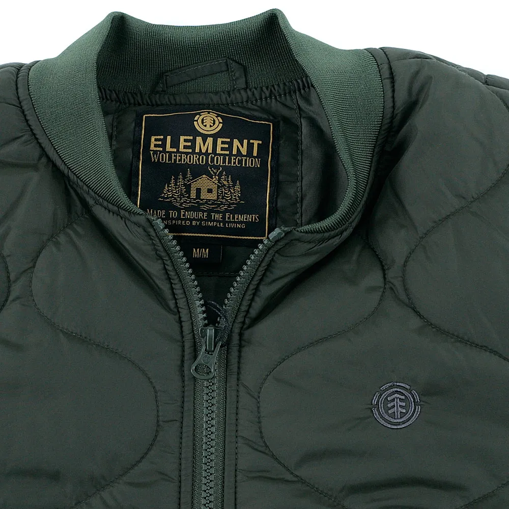 Element Northwoods Bomber Jacket Forest Night Green