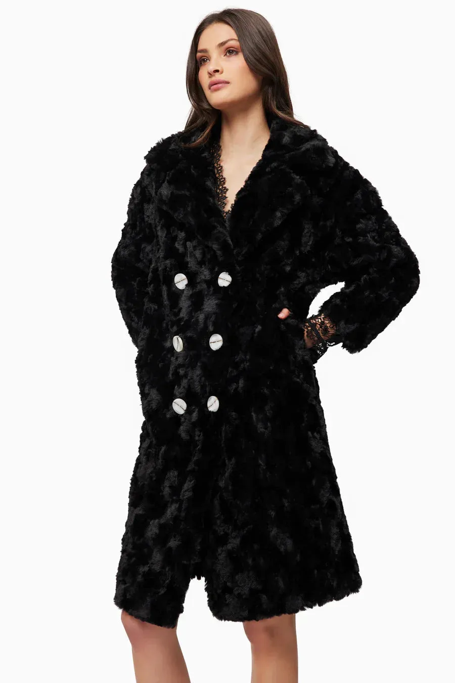 Elliatt Outlander faux fur  Coat