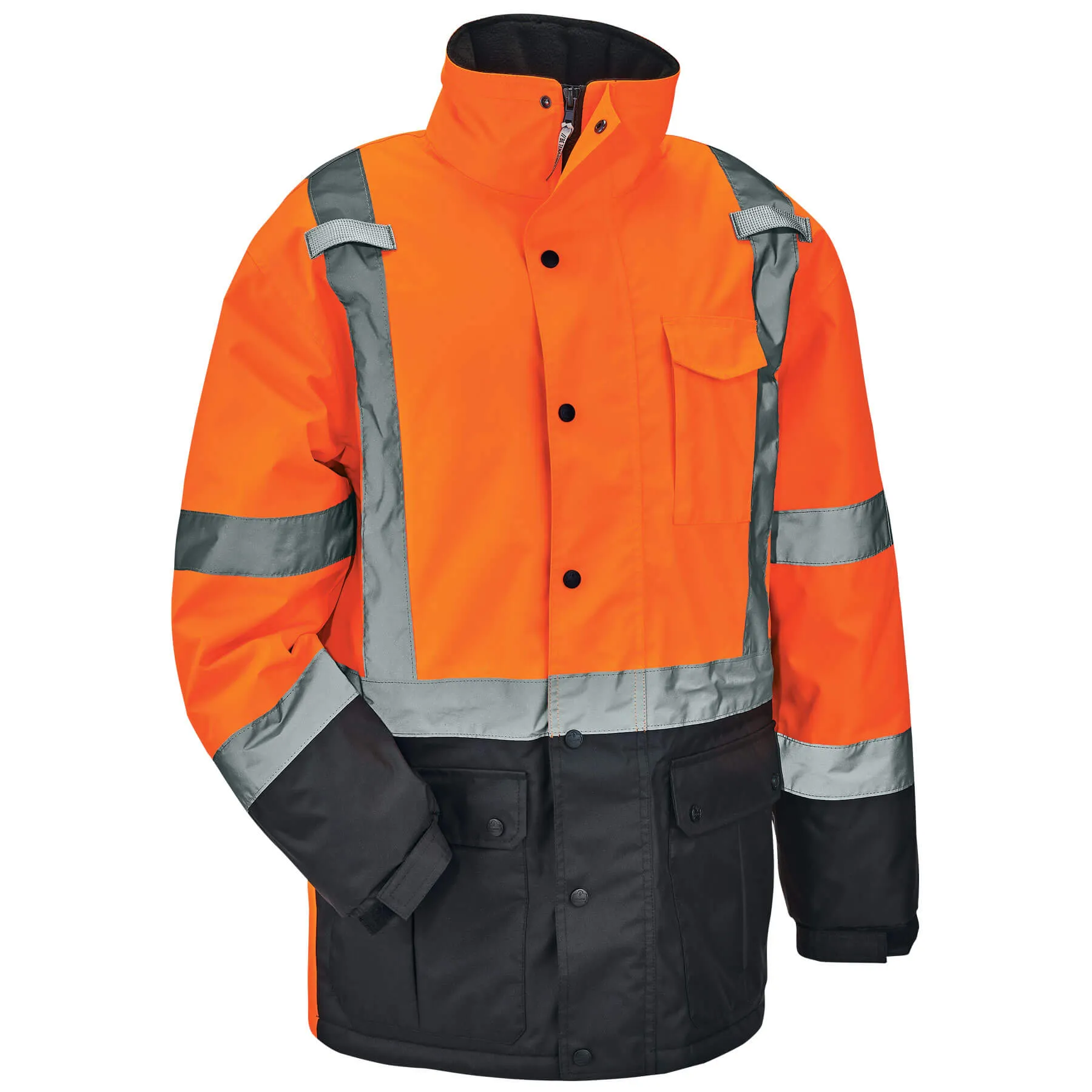 Ergodyne 25575 GloWear 8384 Type R Class 3 Thermal Parka, XL, HV Orange