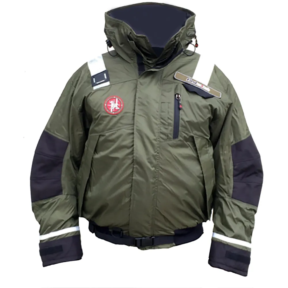 First Watch AB-1100 Flotation Bomber Jacket - Green - Medium [AB-1100-PRO-GN-M]