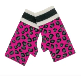 Fuchsia Leopard Gloves