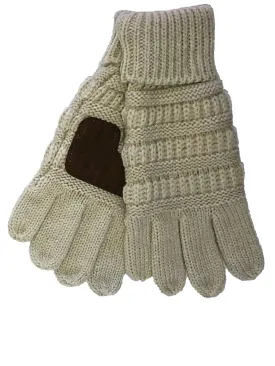 G-20-KIDS BEIGE GLOVES