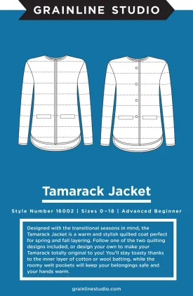 Grainline Studio, Tamarack Jacket Pattern