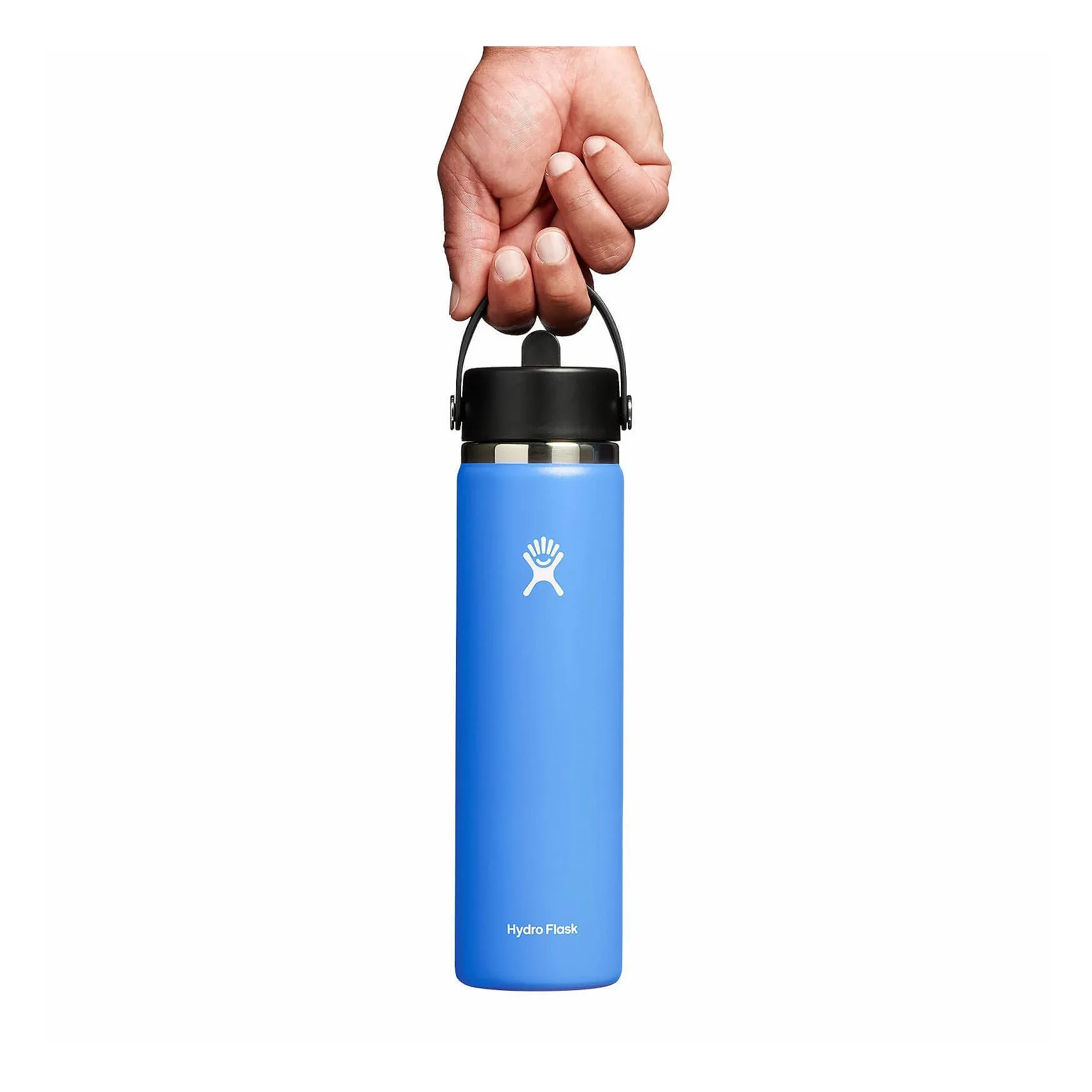 Hydro Flask 24oz Wide Mouth with Flex Straw Cap Color: Cascade