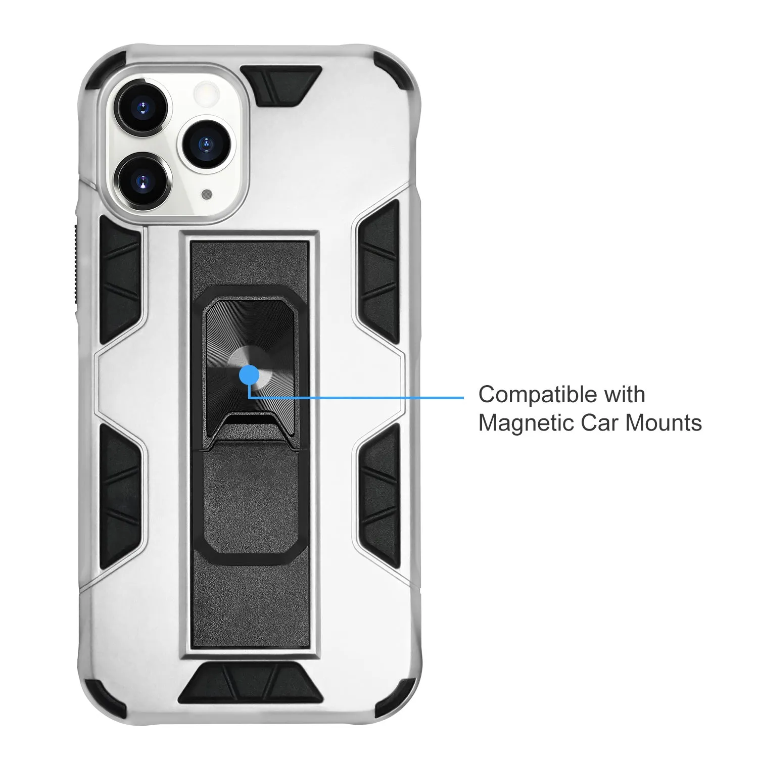 iPhone 11 Pro Max Case - Heavy-Duty, Kickstand