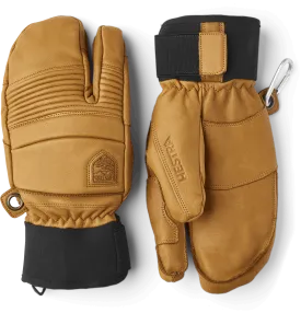 Leather Fall Line 3 Finger Glove Men's