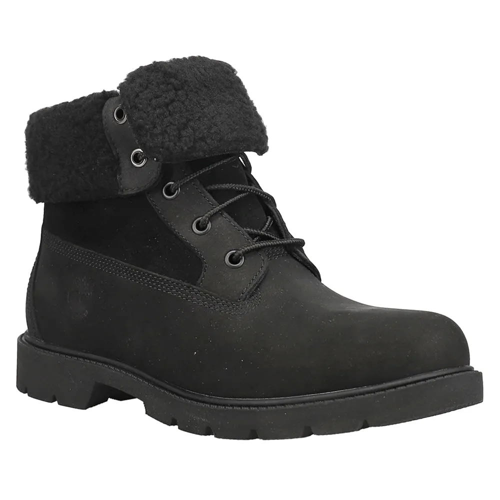 Linden Woods Waterproof Fold Down Round Toe Lace Up Boots