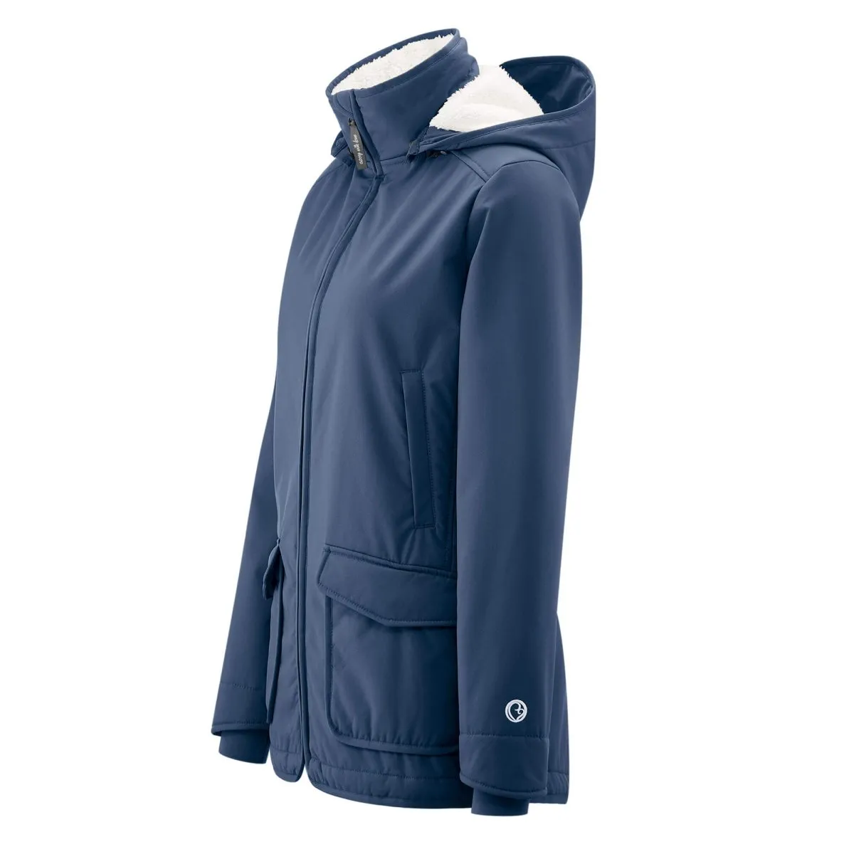 Mamalila Cosy Allrounder Softshell Maternity and Babywearing Jacket - Navy