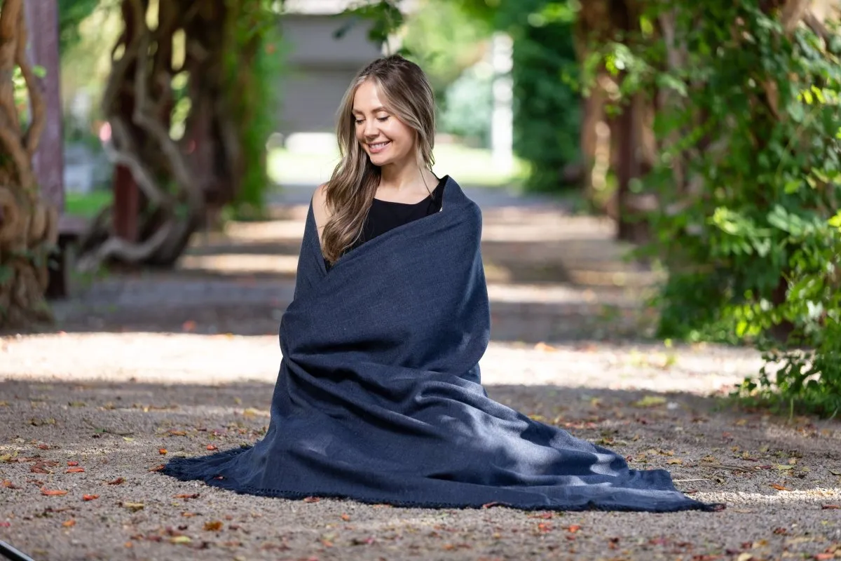 Meditation Shawl | Meditation Blanket or Prayer Shawl for Men & Women (Simplicity)