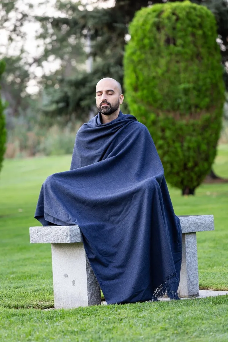 Meditation Shawl | Meditation Blanket or Prayer Shawl for Men & Women (Simplicity)