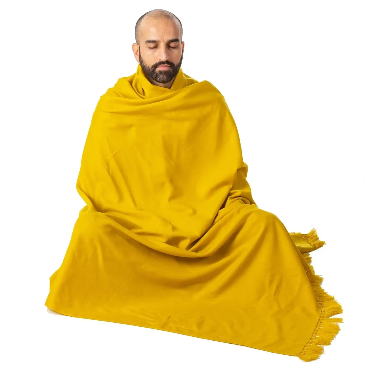 Meditation Shawl | Meditation Blanket or Prayer Shawl for Men & Women (Simplicity)