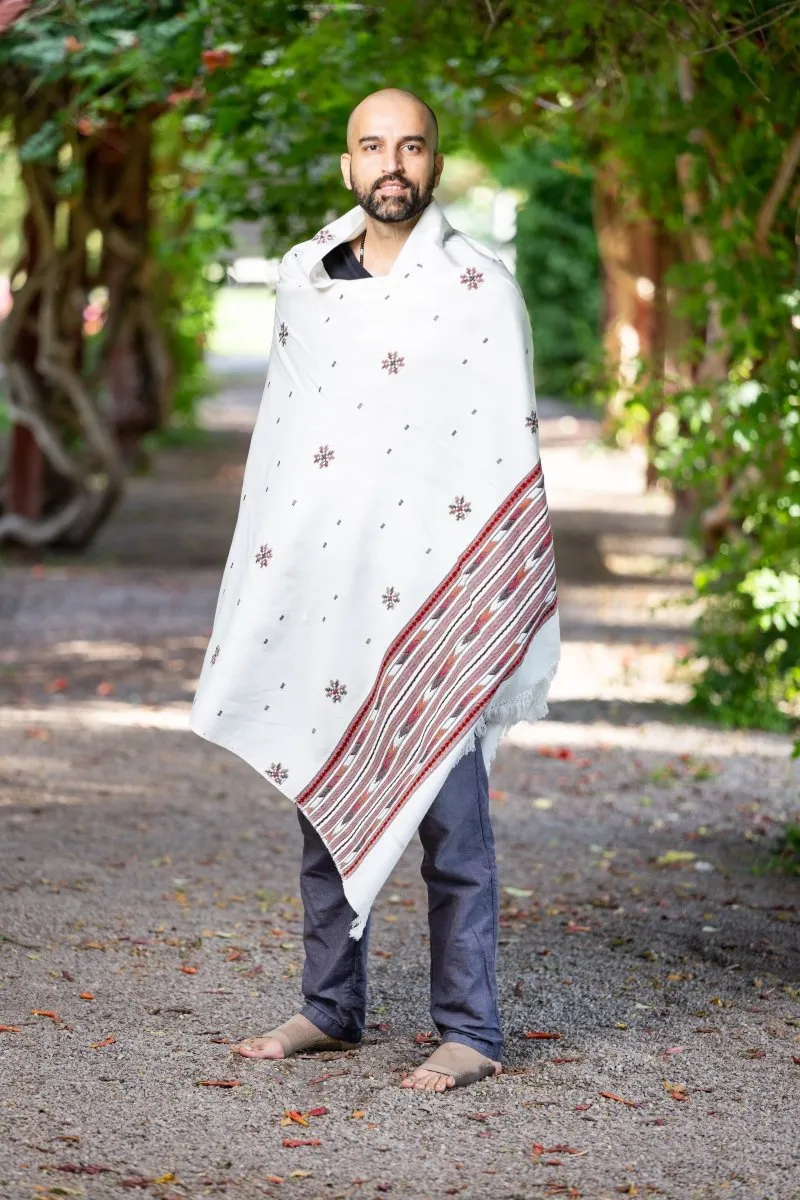 Meditation Shawl / Meditation Blanket / Prayer Shawl for Men Women (Cosmos)