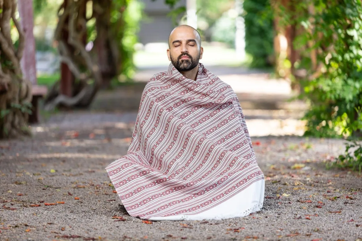 Meditation Shawl / Meditation Blanket / Prayer Shawl for Men Women (Life Force)