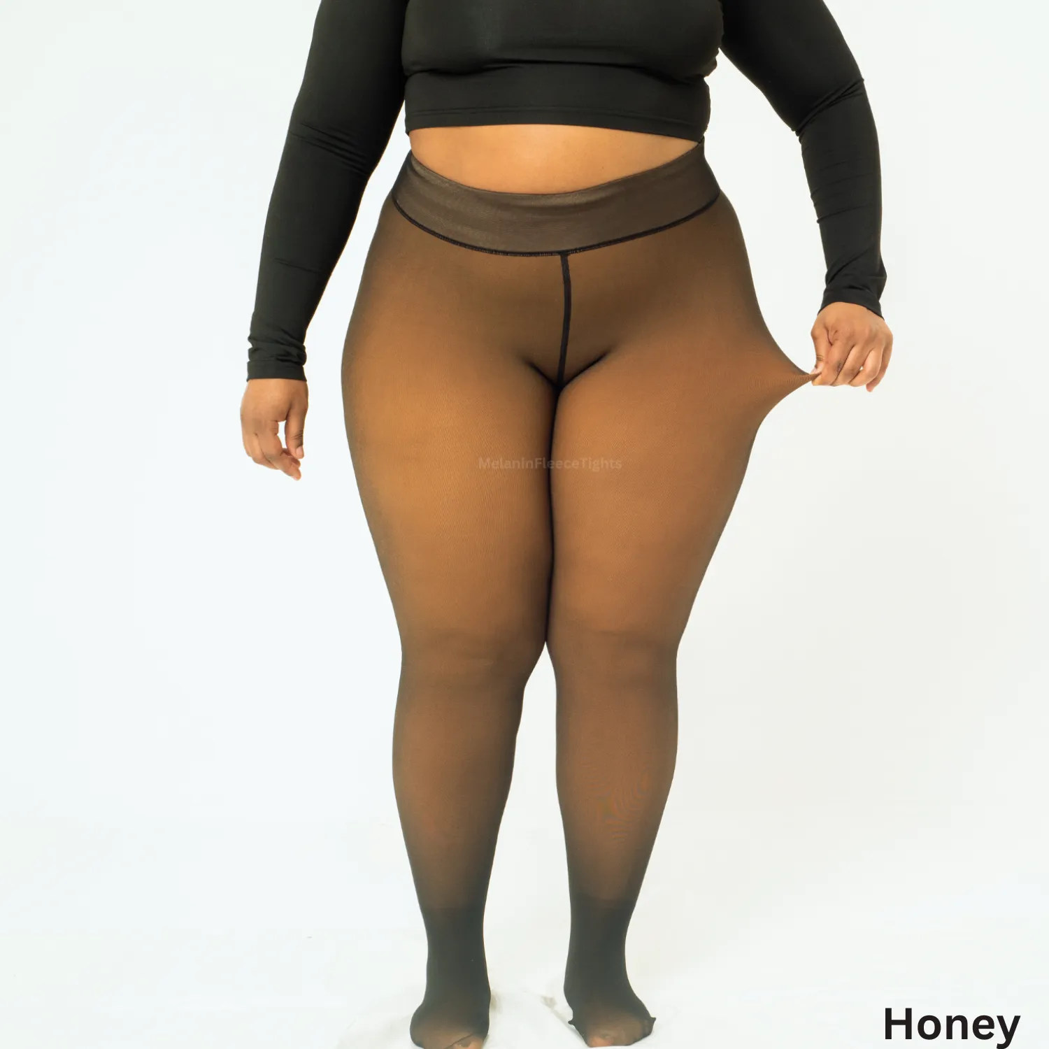 Melanin Fleece Tights™ - Sheer Tone Effect