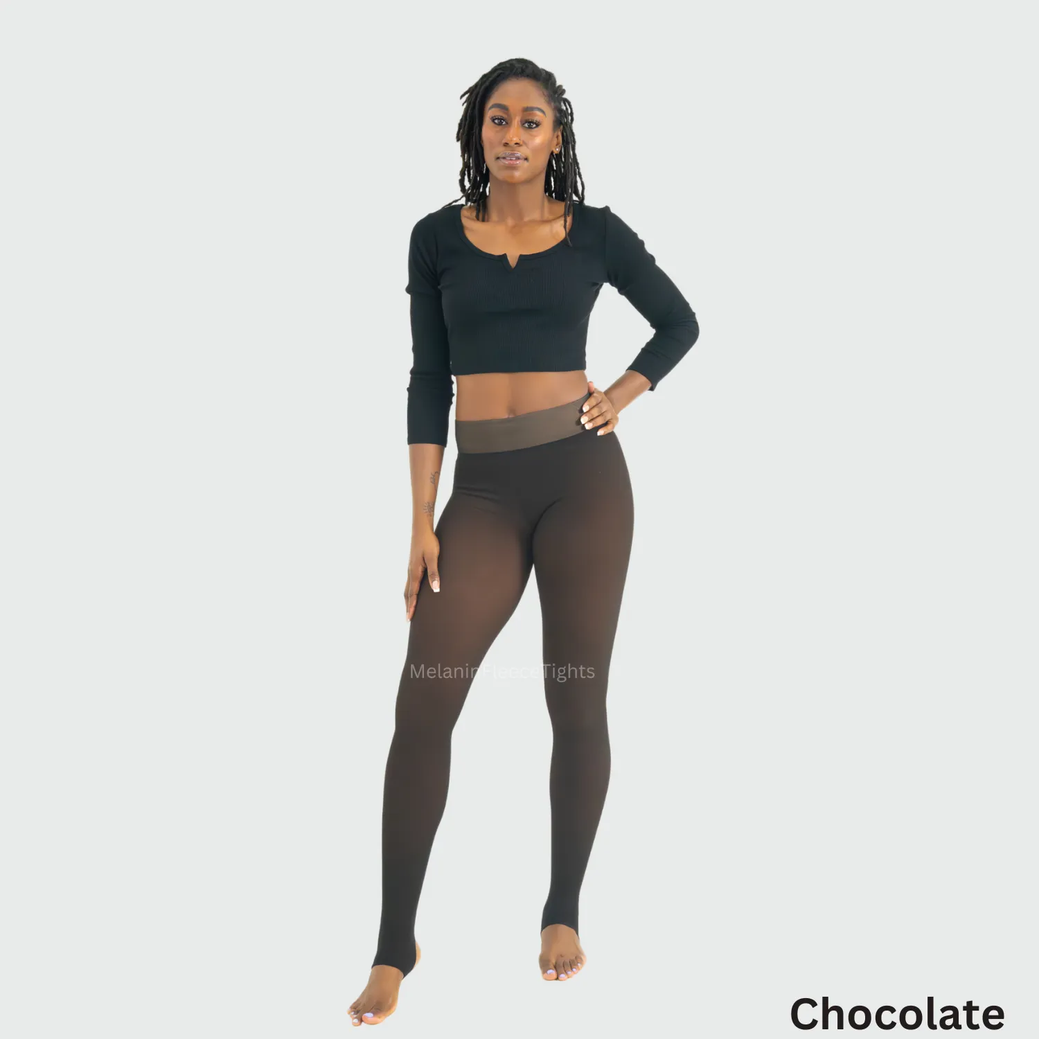 Melanin Fleece Tights™ - Sheer Tone Effect