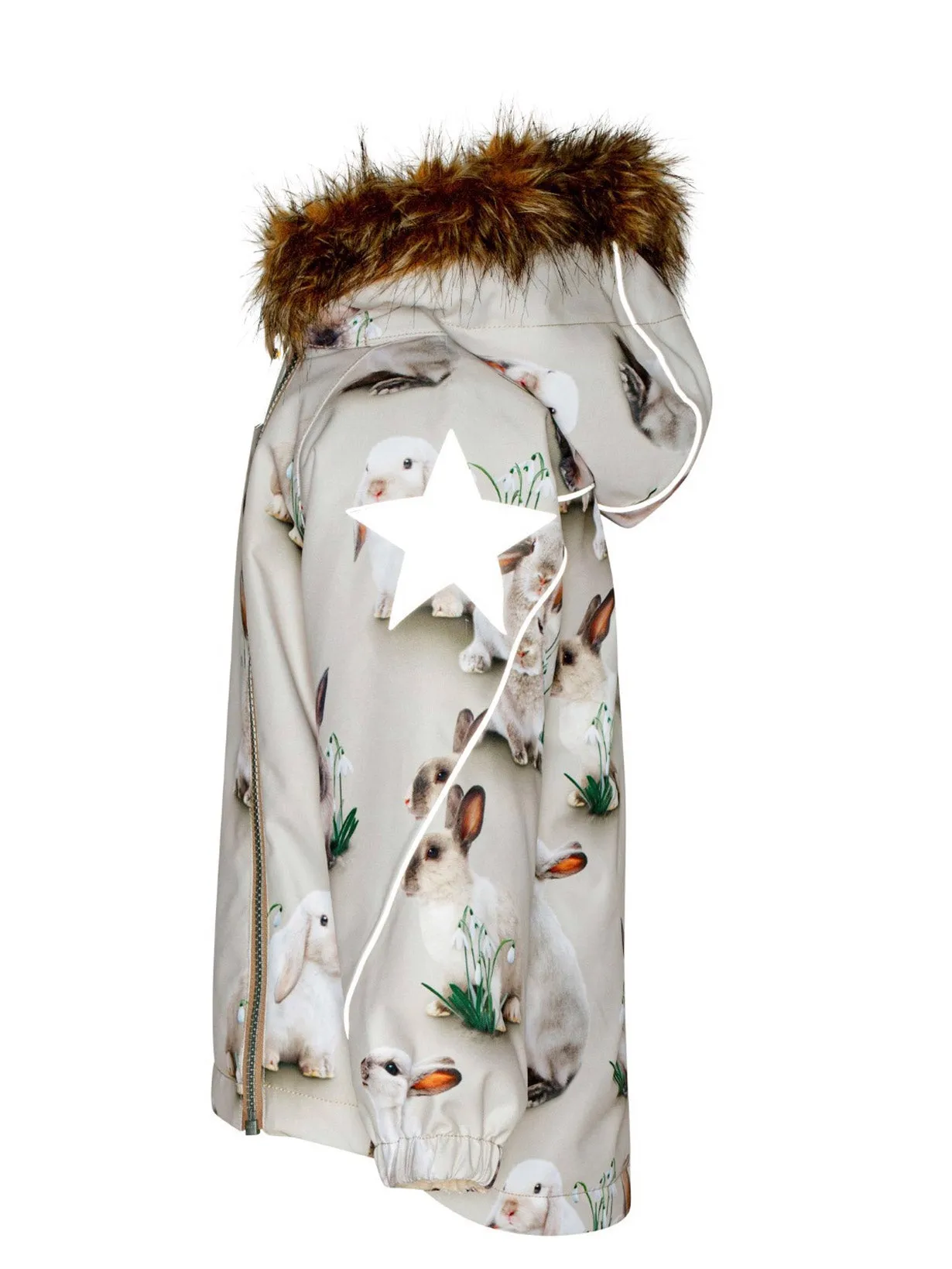 Molo Baby jacket - Rabbits Hopla Fur