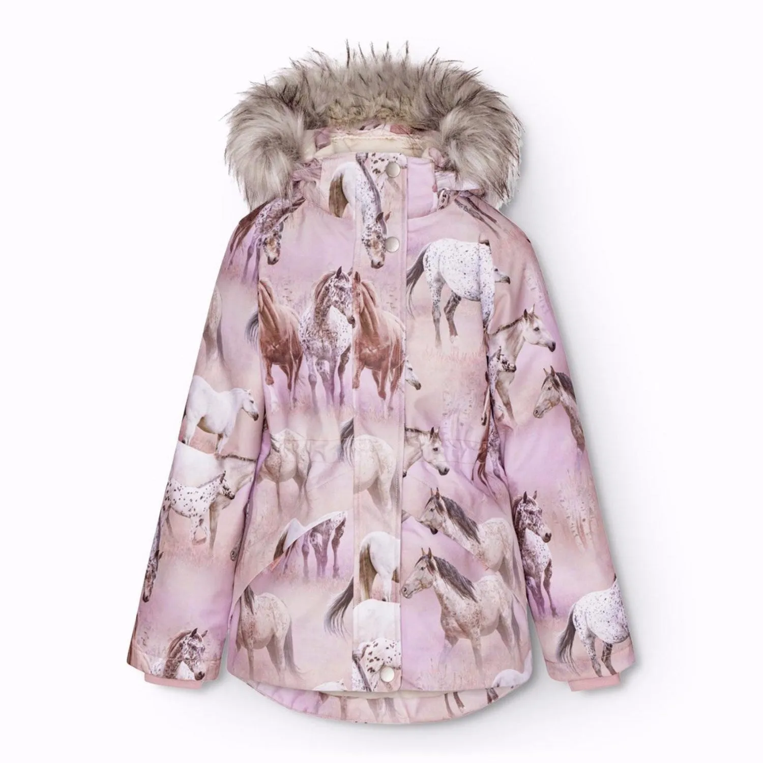 Molo Dreamy Horses Cathy Fur Jacket