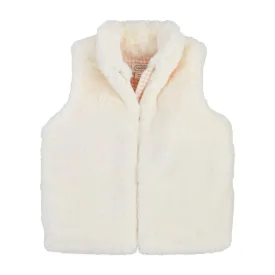 MUD Ivory Faux Fur Vest