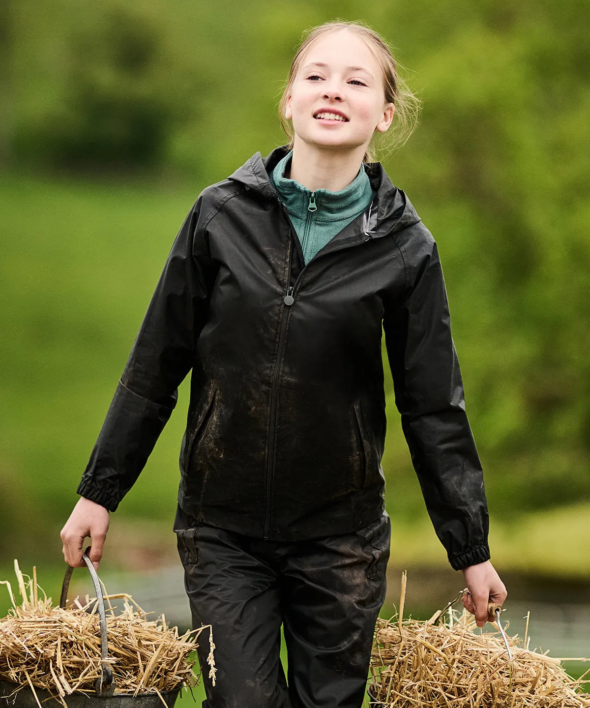 Navy - Kids pro stormbreak jacket