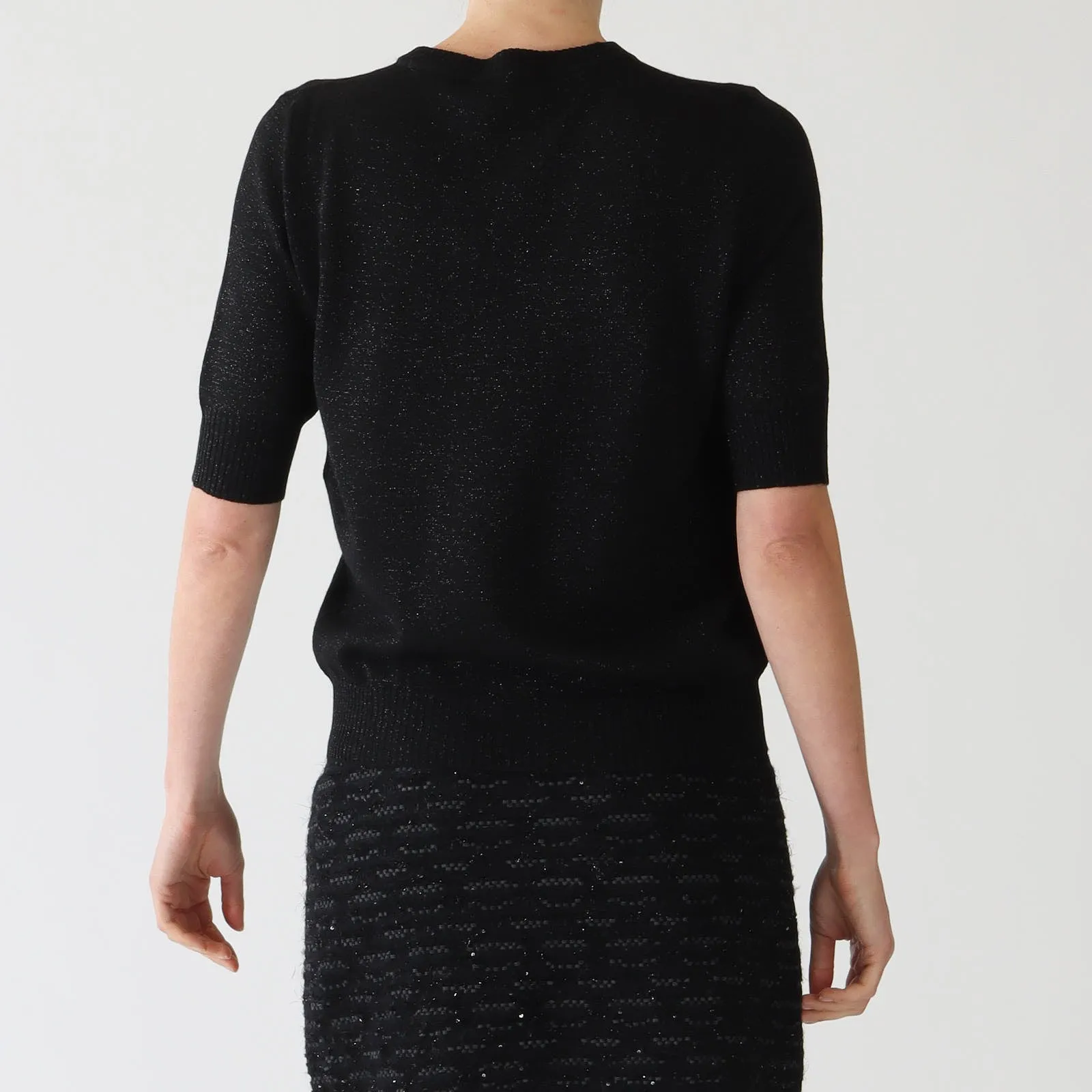 Nero Wool Blend Lurex Sweater