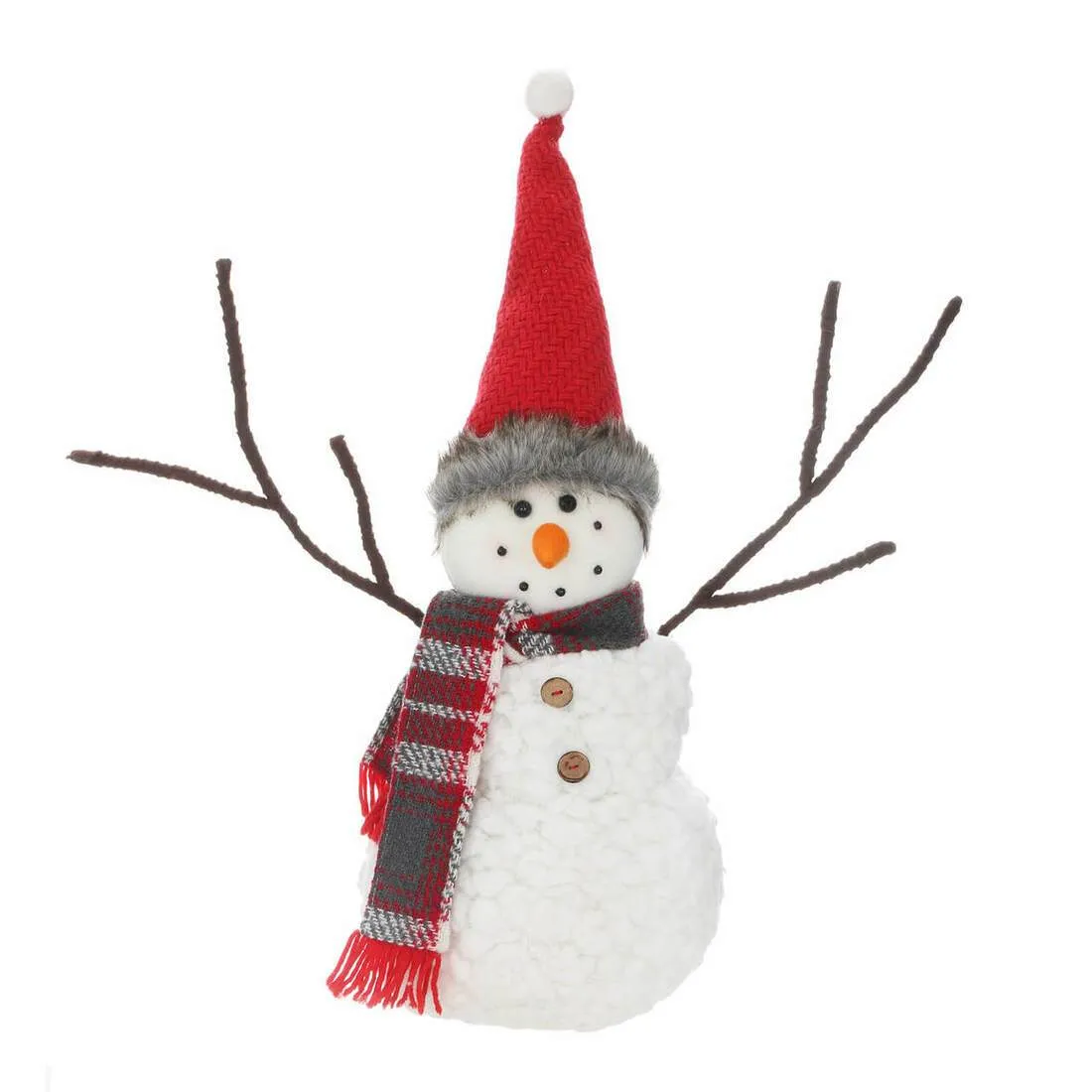 Novelty Snowman Standing Christmas Xmas Decoration 35cm