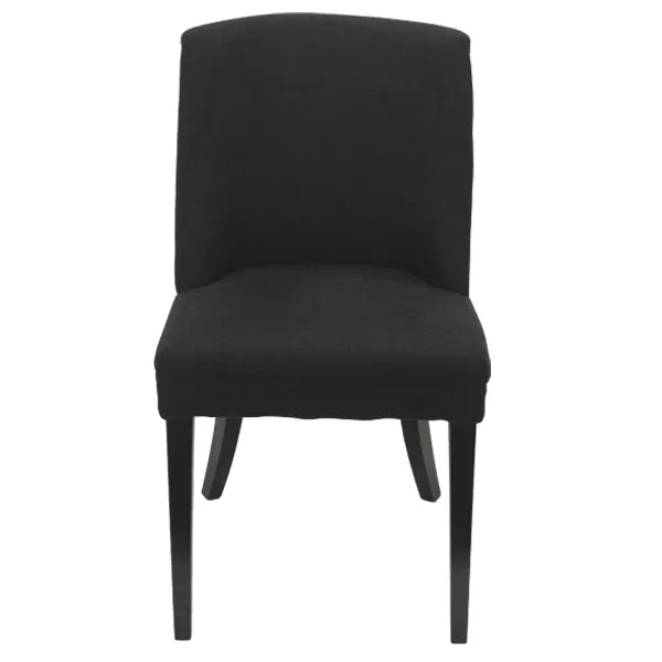 Ophelia Dining Chair Black chrome ring on back