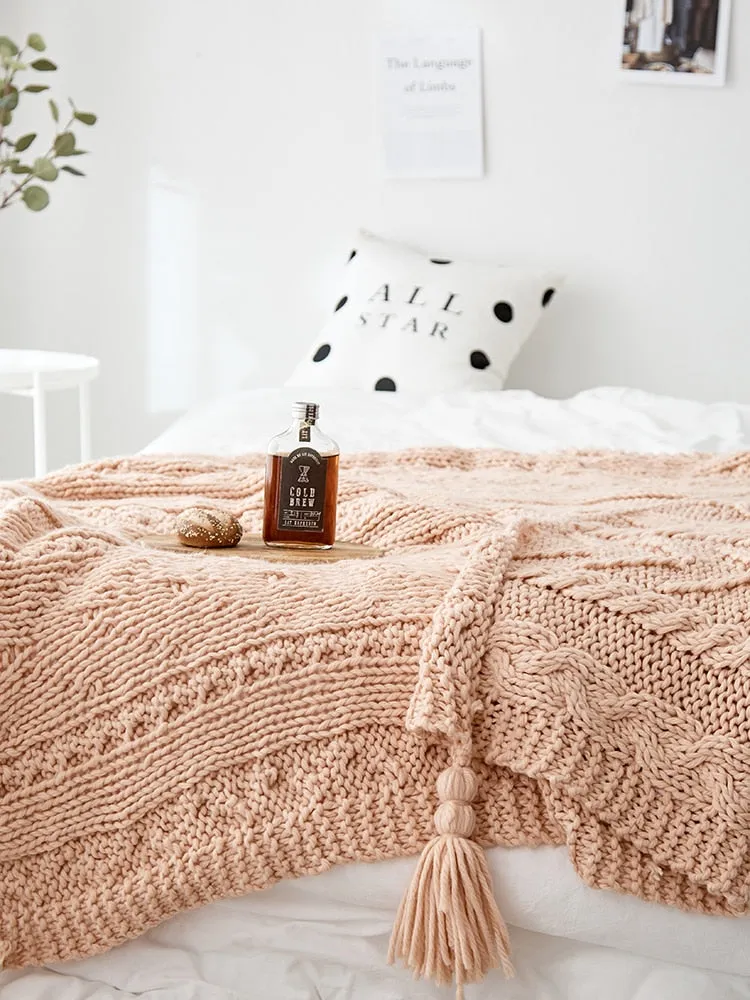 Oversized Sweater Knit Throw - Final Sale