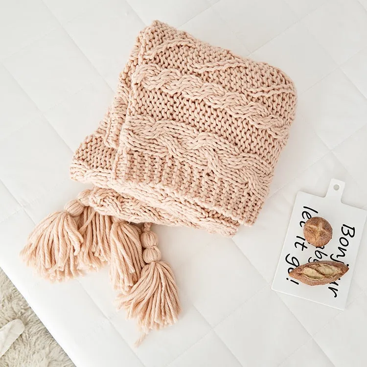 Oversized Sweater Knit Throw - Final Sale