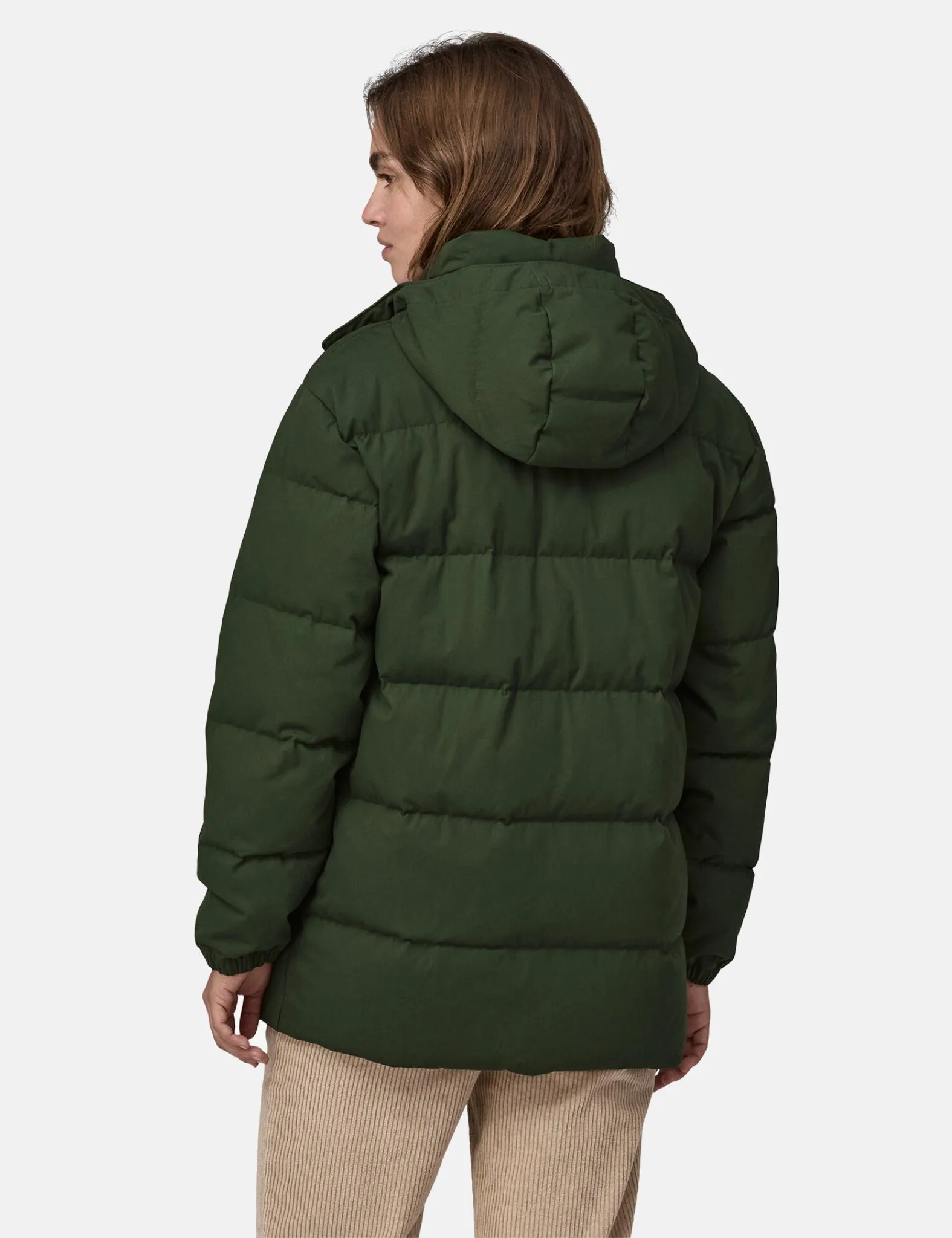 Patagonia Women's Cotton Down Parka - Torrey Pine Green