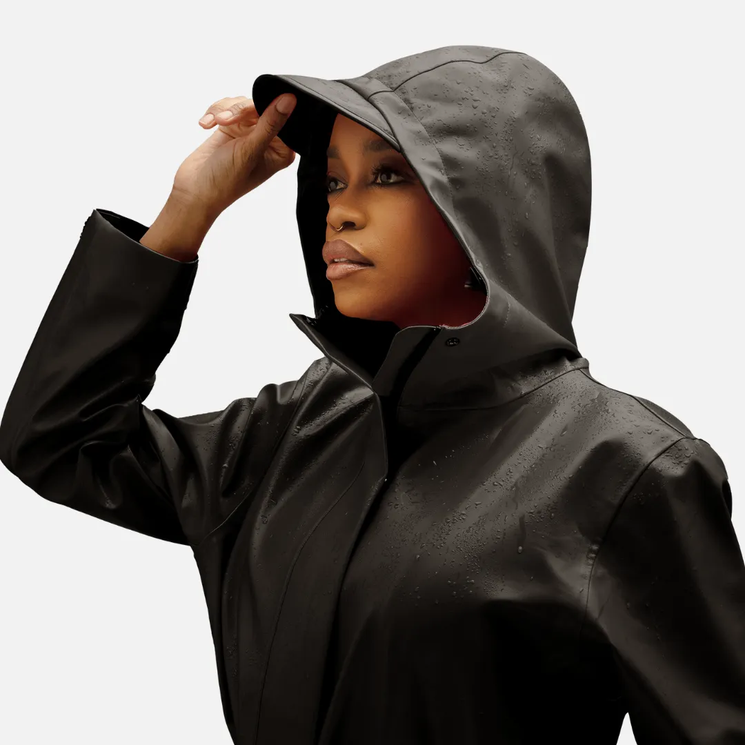 Rain Jacket, Waterproof, Satin-Lined Hood, Bundle (2)