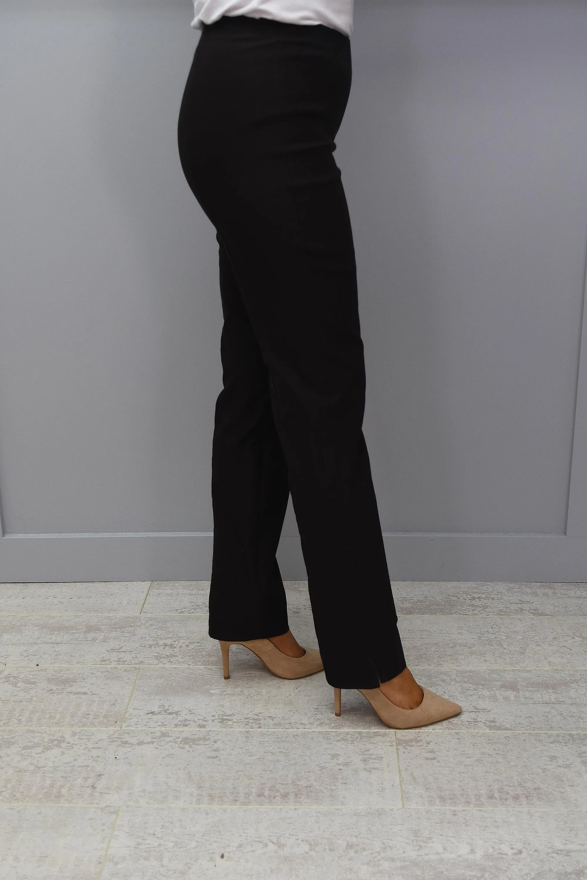 Robell Marie Fleece Trousers Brown 139 - 51412 54025