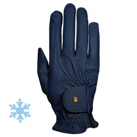 Roeckl Chester Grip Winter Insulated Riding Glove - Navy